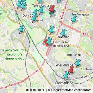 Mappa Via Primo Conti, 00173 Roma RM, Italia (3.235)