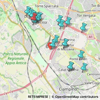 Mappa Via Primo Conti, 00173 Roma RM, Italia (2.4805)