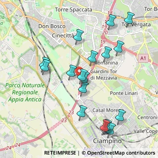 Mappa Via Lucrezia Romana, 00173 Roma RM, Italia (2.23235)