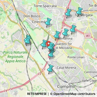 Mappa Via Primo Conti, 00173 Roma RM, Italia (1.81846)