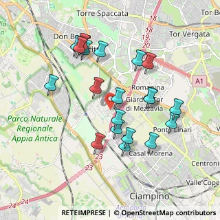 Mappa Via Primo Conti, 00173 Roma RM, Italia (1.9175)