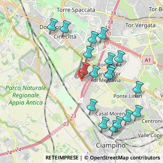 Mappa Via Lucrezia Romana, 00173 Roma RM, Italia (2.27556)