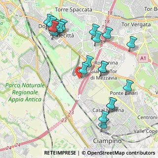 Mappa Via Lucrezia Romana, 00173 Roma RM, Italia (2.432)