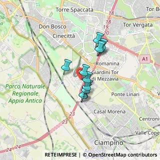 Mappa Via Primo Conti, 00173 Roma RM, Italia (1.21)