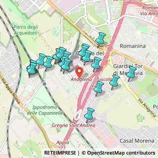 Mappa Via Primo Conti, 00173 Roma RM, Italia (0.8965)