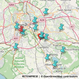Mappa Via Primo Conti, 00173 Roma RM, Italia (8.31)