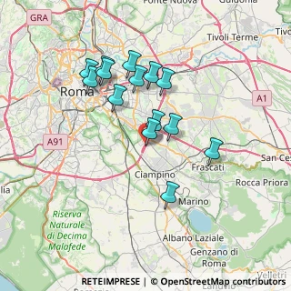 Mappa Circonvallazione Orientale, 00173 Roma RM, Italia (6.71357)