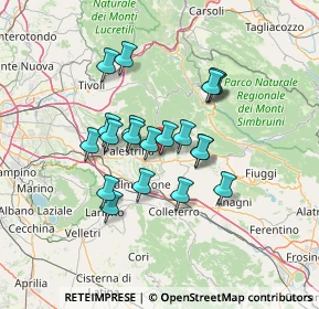 Mappa Via Carlo Ascenzi, 00030 Genazzano RM, Italia (11.4965)