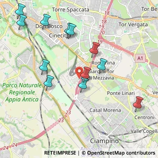 Mappa Via Gino Rossi, 00173 Roma RM, Italia (2.455)