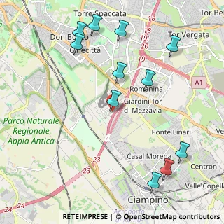 Mappa Via Alberto Burri, 00173 Roma RM, Italia (2.59455)