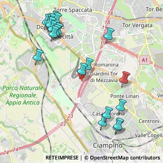 Mappa Via Alberto Burri, 00173 Roma RM, Italia (2.7715)