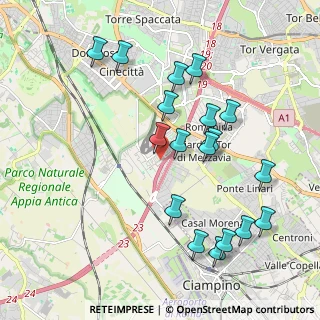 Mappa Via Alberto Burri, 00173 Roma RM, Italia (2.20056)