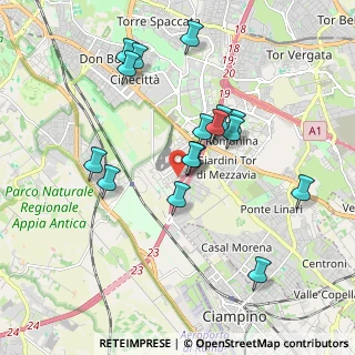 Mappa Via Alberto Burri, 00173 Roma RM, Italia (1.915)