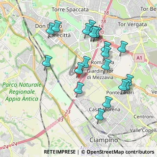 Mappa Via Gino Rossi, 00173 Roma RM, Italia (2.1285)