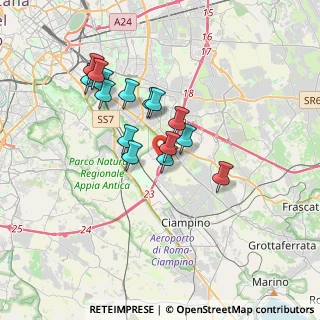 Mappa Piazza Peikov Ilia, 00173 Roma RM, Italia (3.09333)