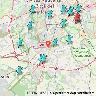 Mappa Viale Europa, 00141 Roma RM, Italia (5.73353)
