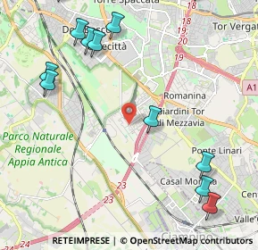 Mappa Via Paul Cezanne, 00178 Roma RM, Italia (3.02833)