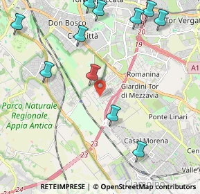 Mappa Via Paul Cezanne, 00178 Roma RM, Italia (3.04077)