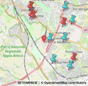 Mappa Via Paul Cezanne, 00178 Roma RM, Italia (2.60583)