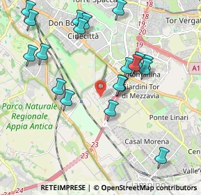 Mappa Via Paul Cezanne, 00178 Roma RM, Italia (2.28474)