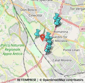 Mappa Via Paul Cezanne, 00178 Roma RM, Italia (1.30455)