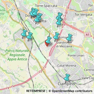 Mappa Via Paul Cezanne, 00178 Roma RM, Italia (2.36714)