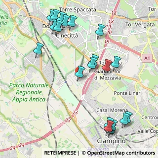 Mappa Via Paul Cezanne, 00178 Roma RM, Italia (2.7255)