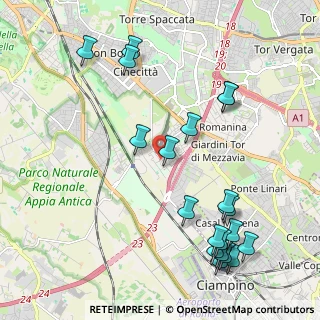 Mappa Via Paul Cezanne, 00178 Roma RM, Italia (2.6695)