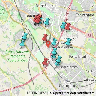 Mappa Via Paul Cezanne, 00178 Roma RM, Italia (1.933)