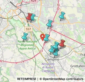 Mappa Via Paul Cezanne, 00178 Roma RM, Italia (3.48167)