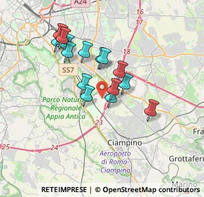 Mappa Via Paul Cezanne, 00178 Roma RM, Italia (3.01867)