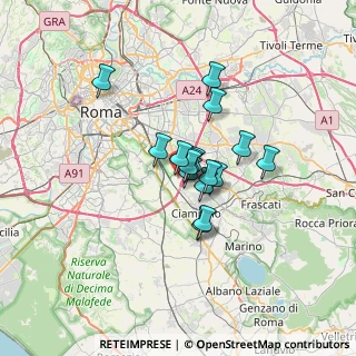 Mappa Via Paul Cezanne, 00178 Roma RM, Italia (4.53813)