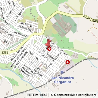 Mappa Via Alessandro Volta, 2, 71015 San Nicandro Garganico, Foggia (Puglia)