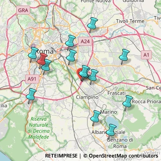 Mappa Via Achille Capizzano, 00173 Roma RM, Italia (8.30714)