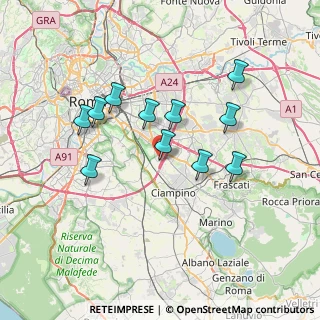 Mappa Via Achille Capizzano, 00173 Roma RM, Italia (6.80455)