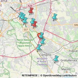 Mappa Via Achille Capizzano, 00173 Roma RM, Italia (4.21182)