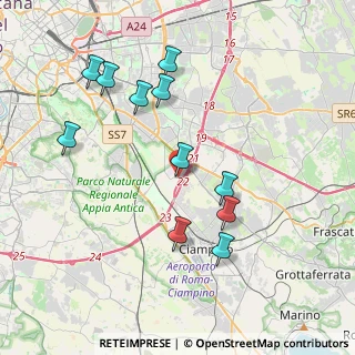 Mappa Via Achille Capizzano, 00173 Roma RM, Italia (4.16091)