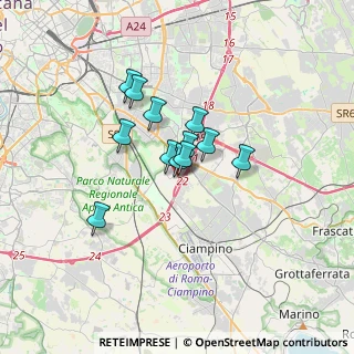 Mappa Via Achille Capizzano, 00173 Roma RM, Italia (2.33833)