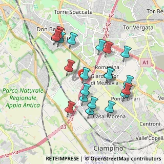 Mappa Via Achille Capizzano, 00173 Roma RM, Italia (1.8825)