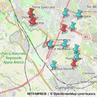Mappa Via Achille Capizzano, 00173 Roma RM, Italia (2.52714)