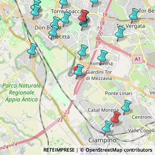 Mappa Via Achille Capizzano, 00173 Roma RM, Italia (3.172)