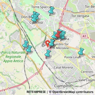 Mappa Via Achille Capizzano, 00173 Roma RM, Italia (1.77133)