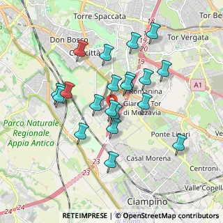 Mappa Via Achille Capizzano, 00173 Roma RM, Italia (1.7175)