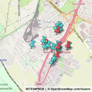 Mappa Via Achille Capizzano, 00173 Roma RM, Italia (0.36)
