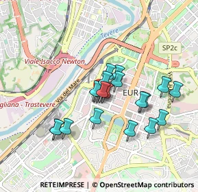 Mappa Viale Pasteur, 00144 Roma RM, Italia (0.749)