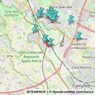 Mappa Via Cerenzia, 00178 Roma RM, Italia (2.37133)