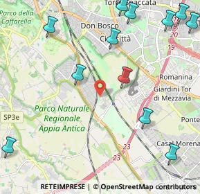 Mappa Via Cerenzia, 00178 Roma RM, Italia (3.23786)