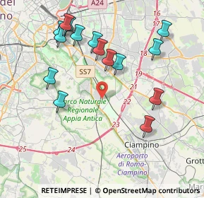 Mappa Via Cerenzia, 00178 Roma RM, Italia (4.50133)