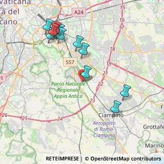 Mappa Via Cerenzia, 00178 Roma RM, Italia (4.69583)