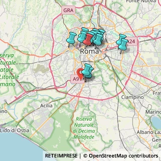 Mappa Viale Egeo, 00144 Roma RM, Italia (7.05688)